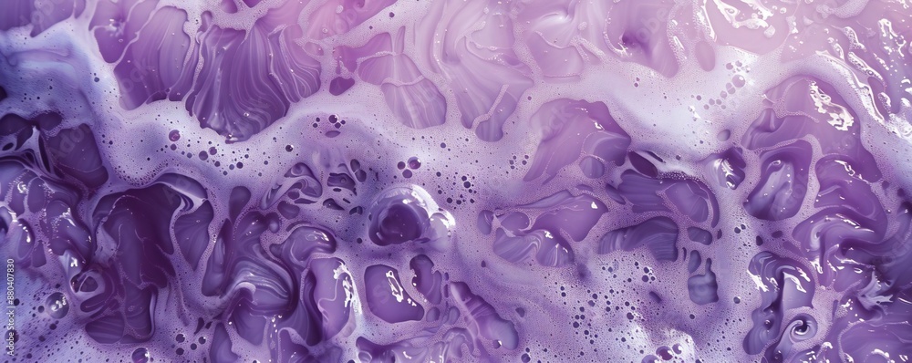Canvas Prints purple sea foam background generative ai
