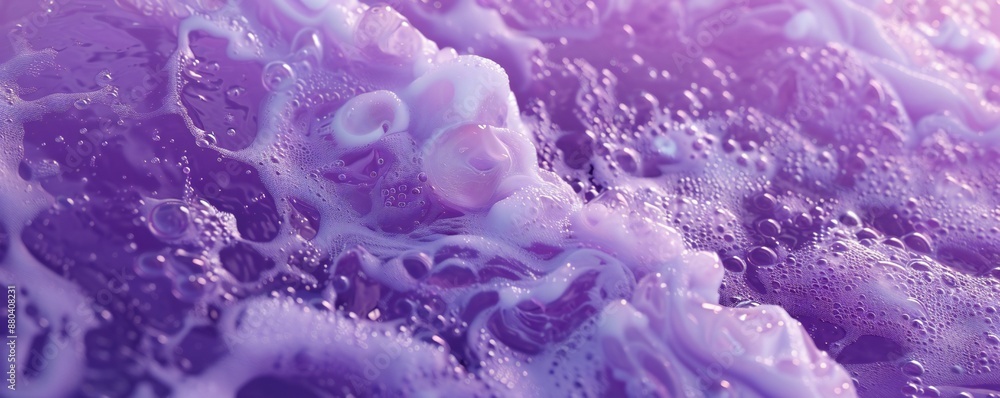 Canvas Prints purple sea foam background generative ai