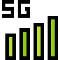 Vector Icon Signal, Technology, 5G, internet, wireless