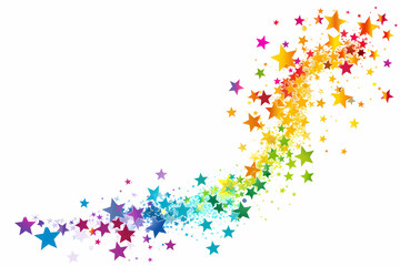 Invitation Card with stars for Party cards and Invitation cards, generated ai