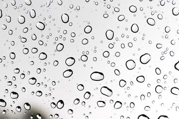 macro close-up water Raindrops sliding on the car mirror