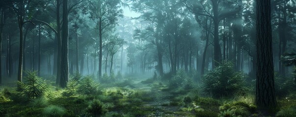 Mystical Forest Clearing, 4K hyperrealistic photo