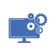 Computer tech logo