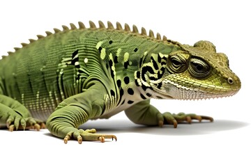 Fototapeta premium iguana on a white background
