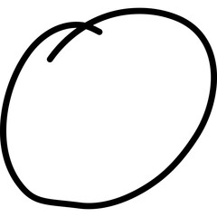 Circular Scribbles Icon. Hand Drawn Circle Line Sketch. Vector Illustration