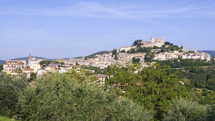 Town of Amelia, panoramic view of the historic core