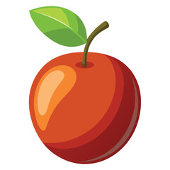 Illustration of Fresh a Jujube Fruit Isolated