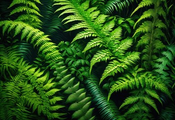 enchanted ferns conceal camouflaged snake lush greenery, wildlife, nature, reptile, hidden, foliage, plants, leaves, garden, exotic, tropical, serpent