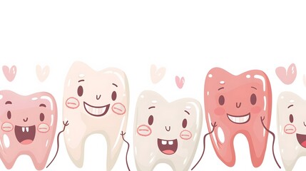 cute tooth cartoon