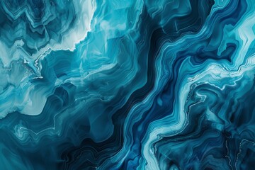 Obraz premium A blue marble pattern texture abstract background with colorful marble ink. Suitable for backgrounds or wallpapers.