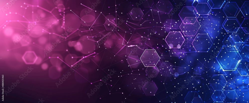Poster pattern with hexagons. geometric abstract background with hexagonal elements. medical, technology or