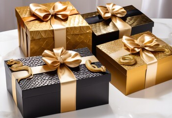 elegant year snake themed gift boxes special occasions, reptile, celebration, design, pattern, luxury, present, wrapping, paper, chinese, zodiac, symbol