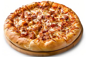 delicious pizza in a restaurant