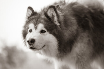 Obraz premium siberian husky dog