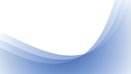 Blue and white gradient abstract background vector image for backdrop or presentation