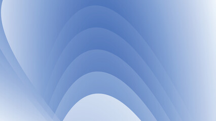 Blue and white gradient abstract background vector image for backdrop or presentation