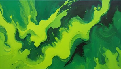 Clear Plain Shiny Warm Soft Vintage Bokeh Cloudy Wave Like Geometric Green Background or Texture