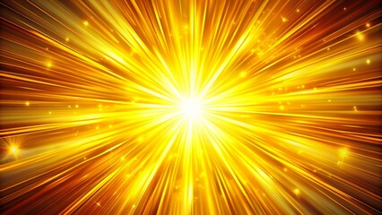 Vibrant yellow burst explosion radiates energy and excitement in a dynamic abstract background with bright gradient colors and subtle texture.