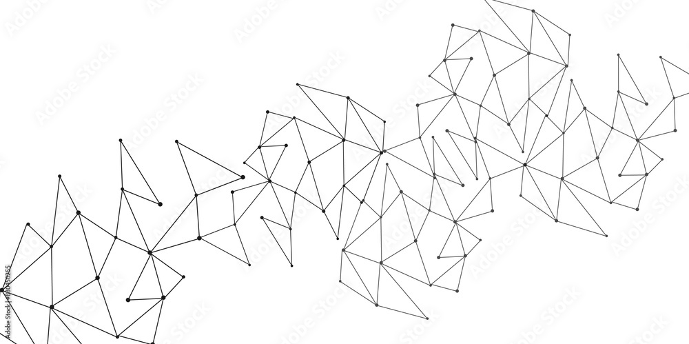 Poster Abstract plexus background with connecting dots and lines. Connections technologies and sharing data as abstract concept.
