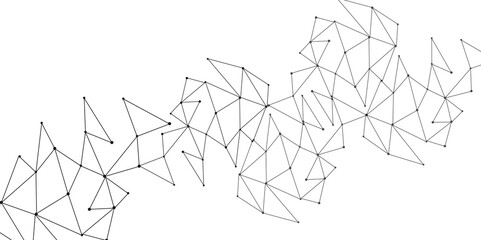 Abstract plexus background with connecting dots and lines. Connections technologies and sharing data as abstract concept.