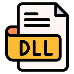 Vector Icon mov, file type, file format, file extension, document