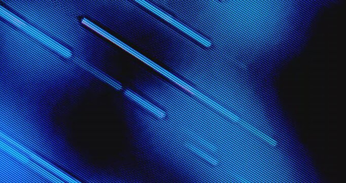 abstract shape and colors on Analogue Television or Monitor