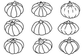 Pumpkin Pulp Line Art Halloween Inspiration