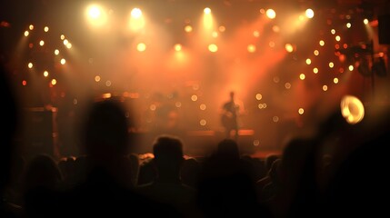 Blurred Concert at Iconic Barrowland Ballroom,Captivating Audience