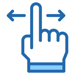 Vector Icon swipe, hand, hands and gestures, gestures, sign