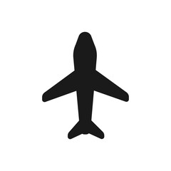 Aircraft icon vector. Plane illustration sign. Airplane symbol. Travel logo.