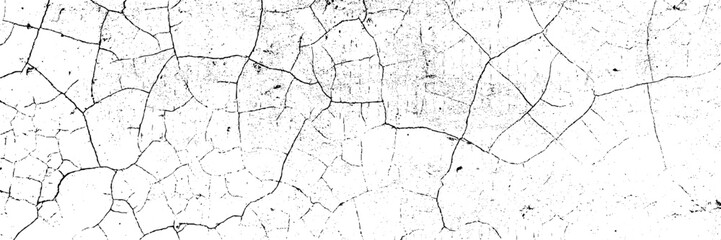 Grunge Black And White Urban Vector Texture background. Broken and cracked old cement wall texture background vector.