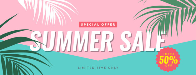 Summer sale banner
