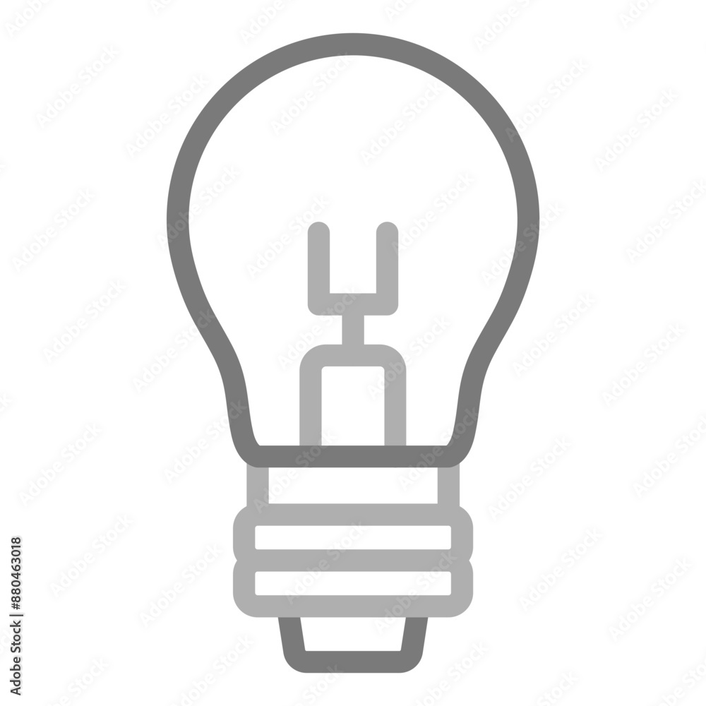 Canvas Prints Lightbulb Icon