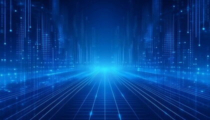 blue digital background