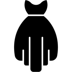 Vector Icon dress, knitting, fashion, lady dress, woman