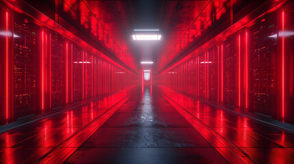 The data center and network devices are operating