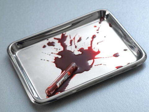 Infected blood, conceptual image
