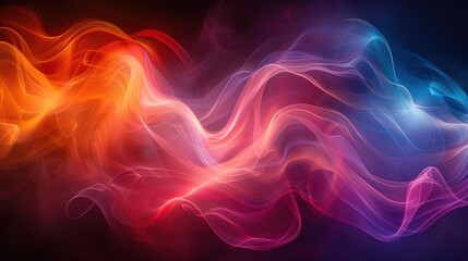 Obraz premium Abstract colorful smoke art