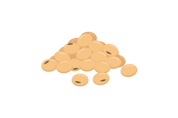 Flat vector Soybean JPG