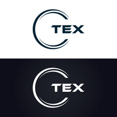 TEX logo. T E X design. White TEX letter. TEX, T E X letter logo design. T E X letter logo design in GOLD, GOLDEN LOGO, THREE, style. letter logo set in one artboard. T E X letter logo vector design.