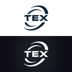TEX logo. T E X design. White TEX letter. TEX, T E X letter logo design. T E X letter logo design in GOLD, GOLDEN LOGO, THREE, style. letter logo set in one artboard. T E X letter logo vector design.