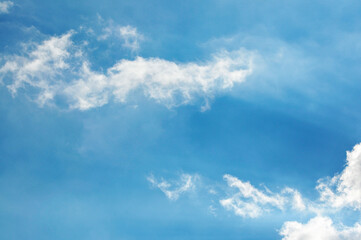 blue sky with clouds