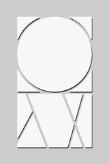 Template collage of seven frames, images, photos