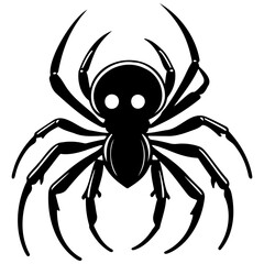 Black cartoon sp hand drawn line illustration, transparent background