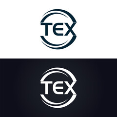 TEX logo. T E X design. White TEX letter. TEX, T E X letter logo design. T E X letter logo design in GOLD, GOLDEN LOGO, THREE, style. letter logo set in one artboard. T E X letter logo vector design.