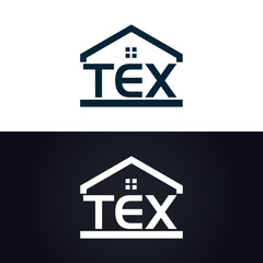 TEX logo. T E X design. White TEX letter. TEX, T E X letter logo design. T E X letter logo design in GOLD, GOLDEN LOGO, THREE, style. letter logo set in one artboard. T E X letter logo vector design.