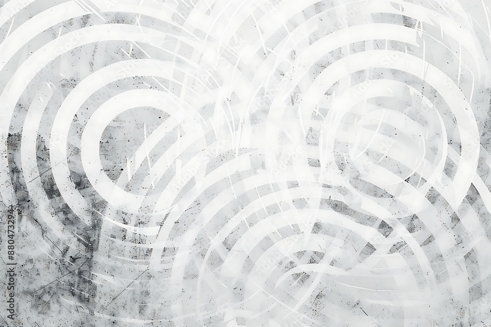 Poster white abstract background with circles.