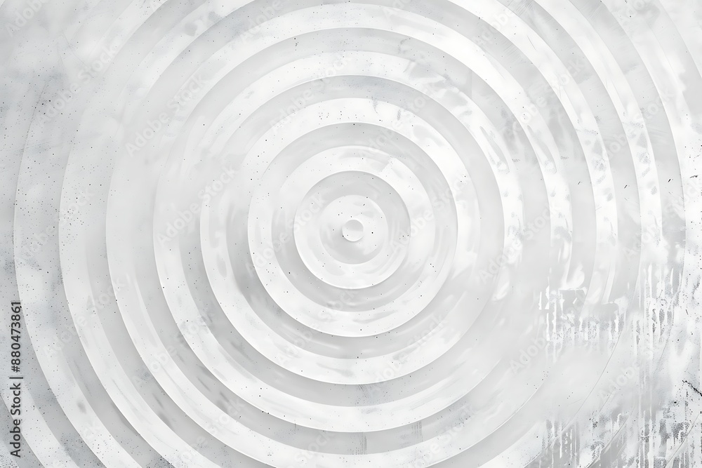 Poster white abstract background with circles.