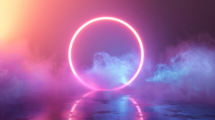 background with glowing lights