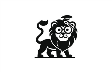 Lion silhouette vector illustration artwork